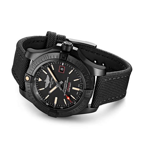 breitling avenger blackbird 44 strap|breitling avenger blackbird 44mm.